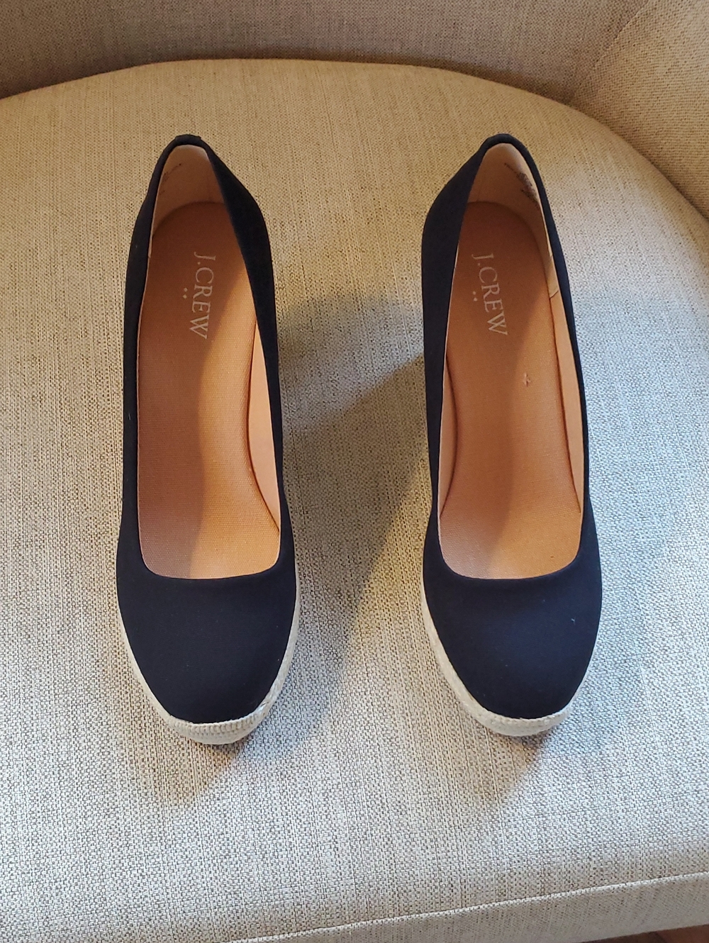 J Crew Canvas Espadrille Wedge